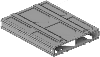 Vue 3D de l'emplacement de tiroir EM_ET_P15_H1L2