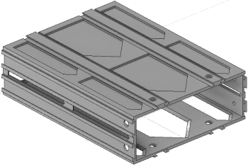 Vue 3D de l'emplacement de tiroir EM_ET_P15_H2L2