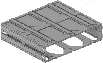Vue 3D de l'emplacement de tiroir EM_ET_P15_H2L3