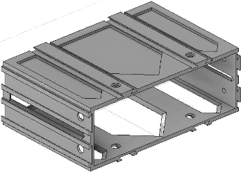 Vue 3D de l'emplacement de tiroir EM_ET_P7.5_H2L2