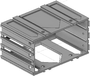 Vue 3D de l'emplacement de tiroir EM_ET_P7.5_H3L2