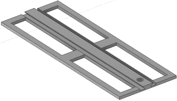 Vue 3D du dessous de meuble EM_SM_P15_L1