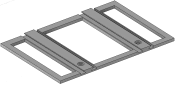 Vue 3D du dessous de meuble EM_SM_P7.5_L2