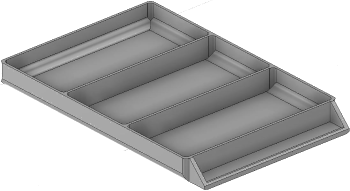 Vue 3D du tirroir T_P15_H1L2_D3.1