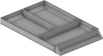 Vue 3D du tirroir T_P15_H1L2_D3.3