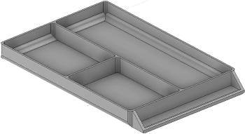 Vue 3D du tirroir T_P15_H1L2_D3.7