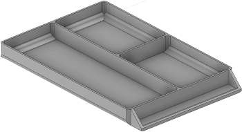 Vue 3D du tirroir T_P15_H1L2_D3.8