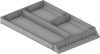 Vue 3D du tirroir T_P15_H1L2_D3.8_PE