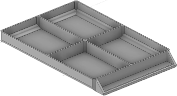 Vue 3D du tirroir T_P15_H1L2_D4.1