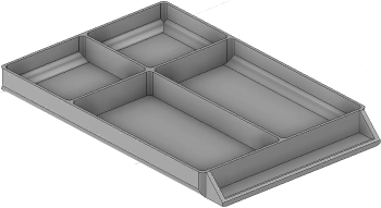 Vue 3D du tirroir T_P15_H1L2_D4.3