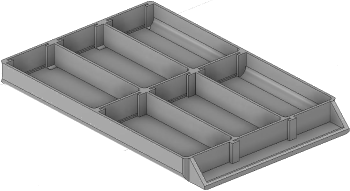Vue 3D du tirroir T_P15_H1L2_D6.2_PE