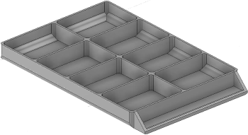 Vue 3D du tirroir T_P15_H1L2_D8.1