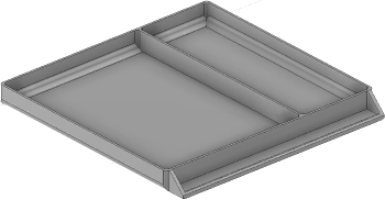 Vue 3D du tirroir T_P15_H1L3_D2.6