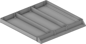 Vue 3D du tirroir T_P15_H1L3_D3.2_PE