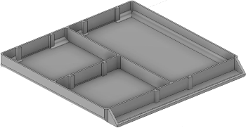 Vue 3D du tirroir T_P15_H1L3_D3.7_PE