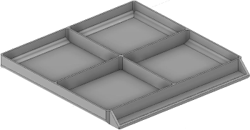 Vue 3D du tirroir T_P15_H1L3_D4.1