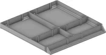 Vue 3D du tirroir T_P15_H1L3_D4.2_PE