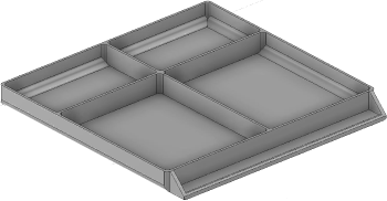 Vue 3D du tirroir T_P15_H1L3_D4.3