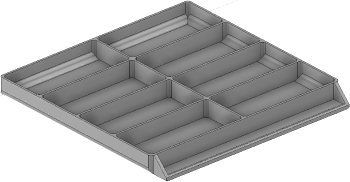 Vue 3D du tirroir T_P15_H1L3_D8.1