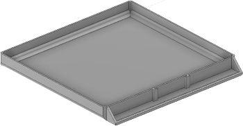 Vue 3D du tirroir T_P15_H1L3_PE