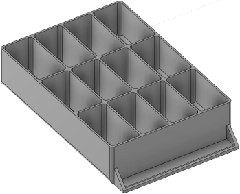 Vue 3D du tirroir T_P15_H2L2_D12.1