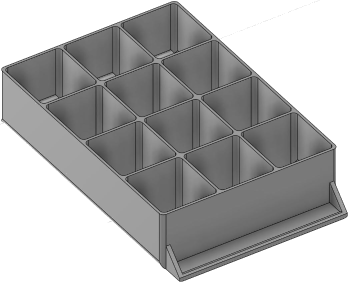 Vue 3D du tirroir T_P15_H2L2_D12.2