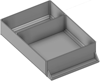 Vue 3D du tirroir T_P15_H2L2_D2.2