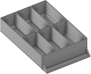 Vue 3D du tirroir T_P15_H2L2_D6.2