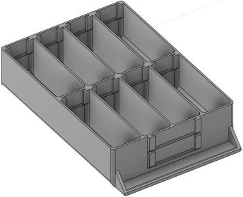 Vue 3D du tirroir T_P15_H2L2_D8.2_PE