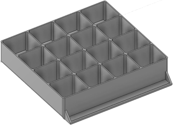 Vue 3D du tirroir T_P15_H2L3_D16