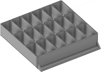 Vue 3D du tirroir T_P15_H2L3_D18