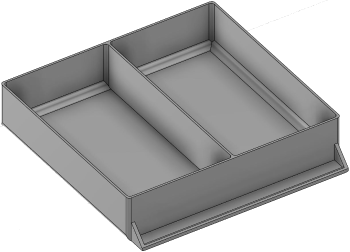 Vue 3D du tirroir T_P15_H2L3_D2.4