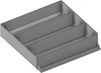 Vue 3D du tirroir T_P15_H2L3_D3.1