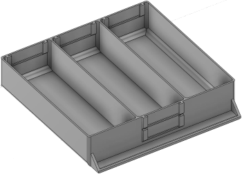 Vue 3D du tirroir T_P15_H2L3_D3.2_PE