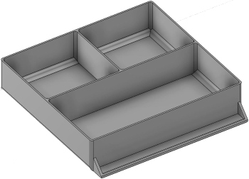 Vue 3D du tirroir T_P15_H2L3_D3.6