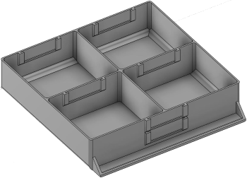 Vue 3D du tirroir T_P15_H2L3_D4.1_PE