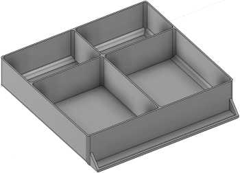 Vue 3D du tirroir T_P15_H2L3_D4.3