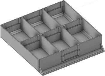 Vue 3D du tirroir T_P15_H2L3_D6.1_PE