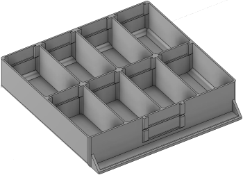 Vue 3D du tirroir T_P15_H2L3_D8.2_PE