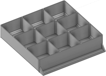 Vue 3D du tirroir T_P15_H2L3_D9