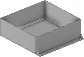 Vue 3D du tirroir T_P15_H3L3