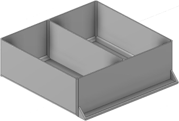 Vue 3D du tirroir T_P15_H3L3_D2.4