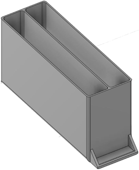 Vue 3D du tirroir T_P15_H4L1_D2.4