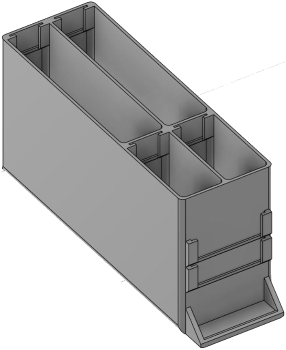 Vue 3D du tirroir T_P15_H4L1_D4.4_PE