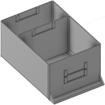 Vue 3D du tirroir T_P15_H4L2_D2.2_PE