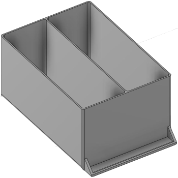 Vue 3D du tirroir T_P15_H4L2_D2.4