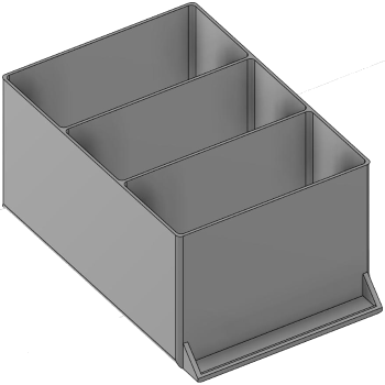 Vue 3D du tirroir T_P15_H4L2_D3.1