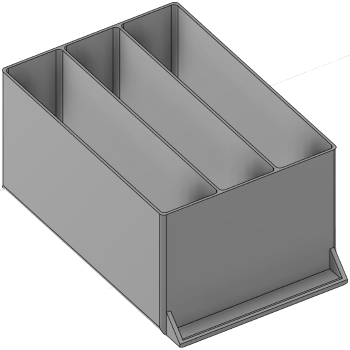 Vue 3D du tirroir T_P15_H4L2_D3.2