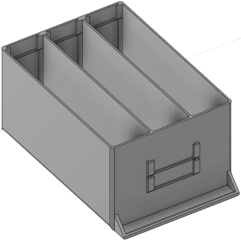 Vue 3D du tirroir T_P15_H4L2_D3.2_PE