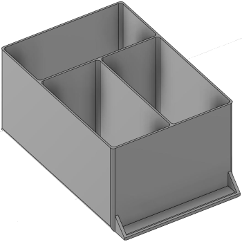 Vue 3D du tirroir T_P15_H4L2_D3.4